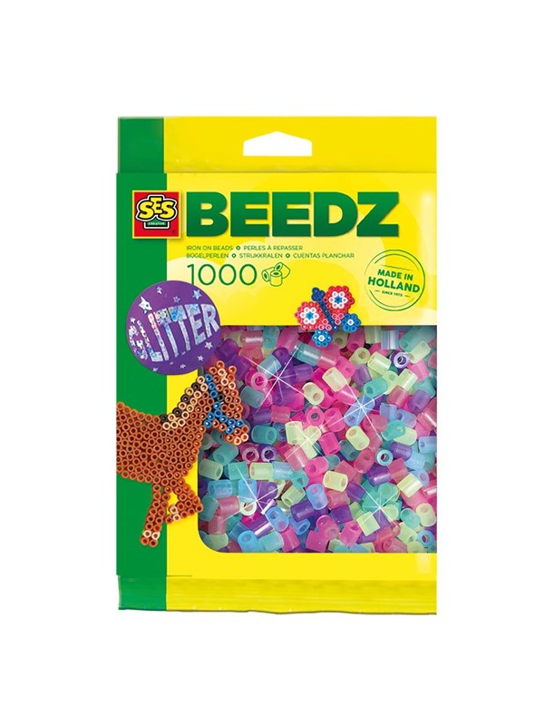 SES Creative Fuse Beads - Mix Glitter 1000pcs.