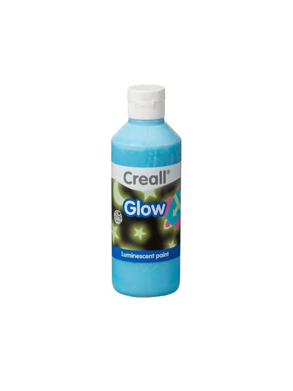 Creall Glow in the Dark Paint Blue 250ml