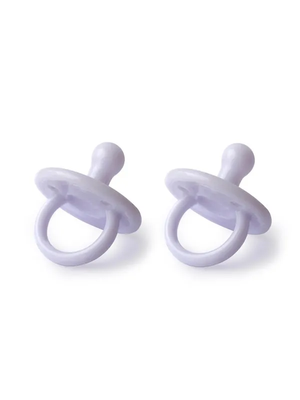Filibabba Silicone pacifier 2-pack - Fresh violet