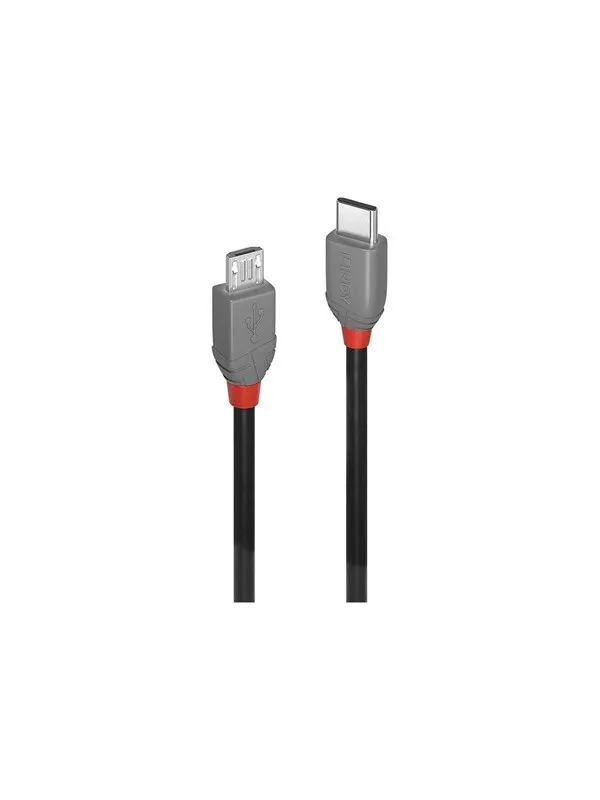 Lindy Anthra Line - USB-C cable - 24 pin USB-C to Micro-USB Type B - 2 m