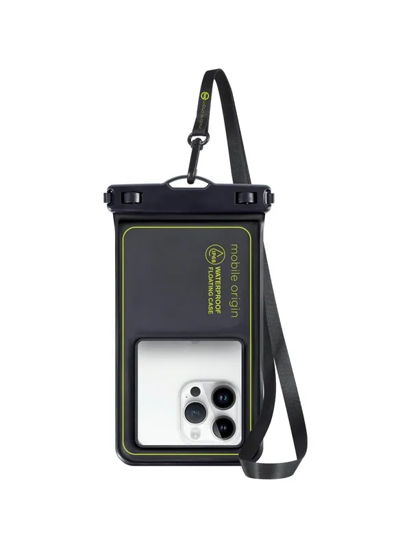 Mobile Origin Waterproof Floating Case 6 -8" - black/green