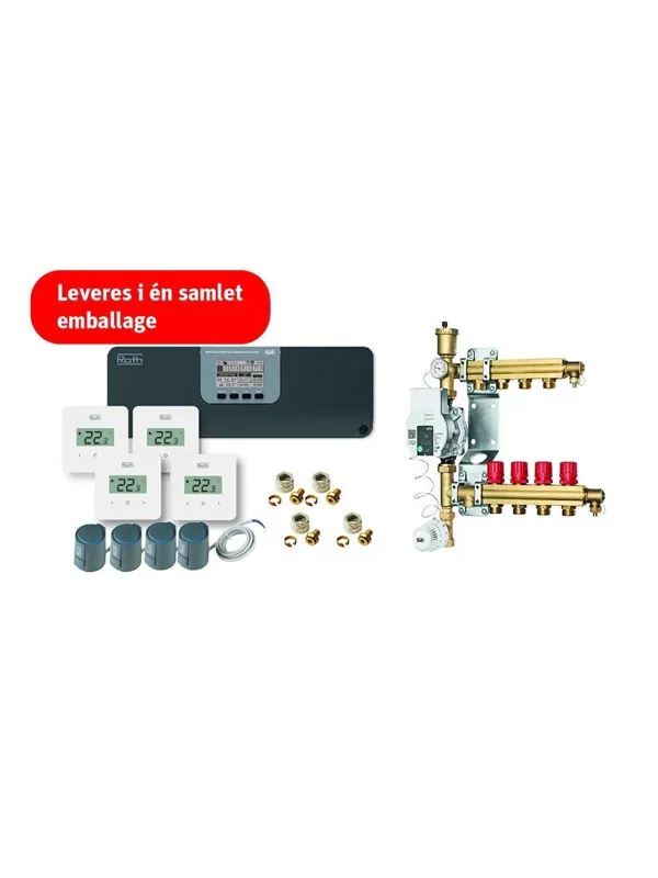 Roth Touchline SL complete wireless heating package, 4 rooms