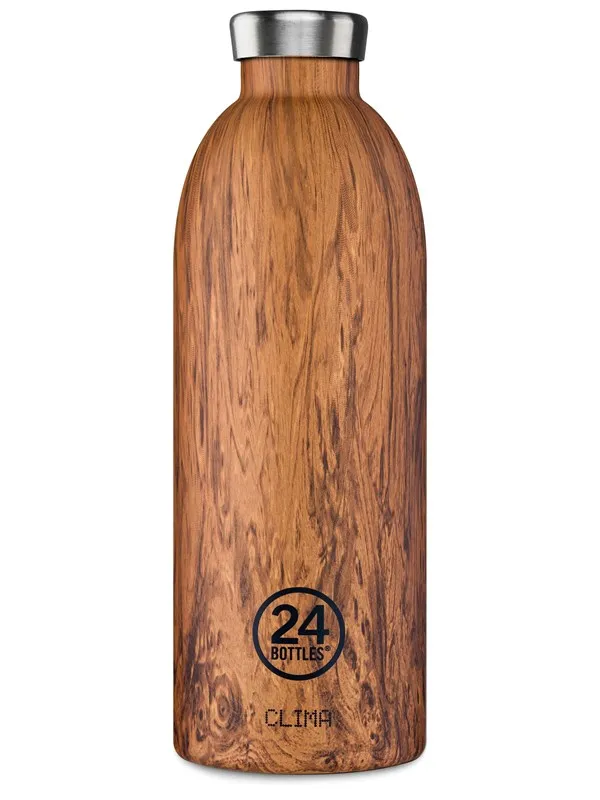 24Bottles Clima Bottle 0.85 L - Sequoia Wood Print