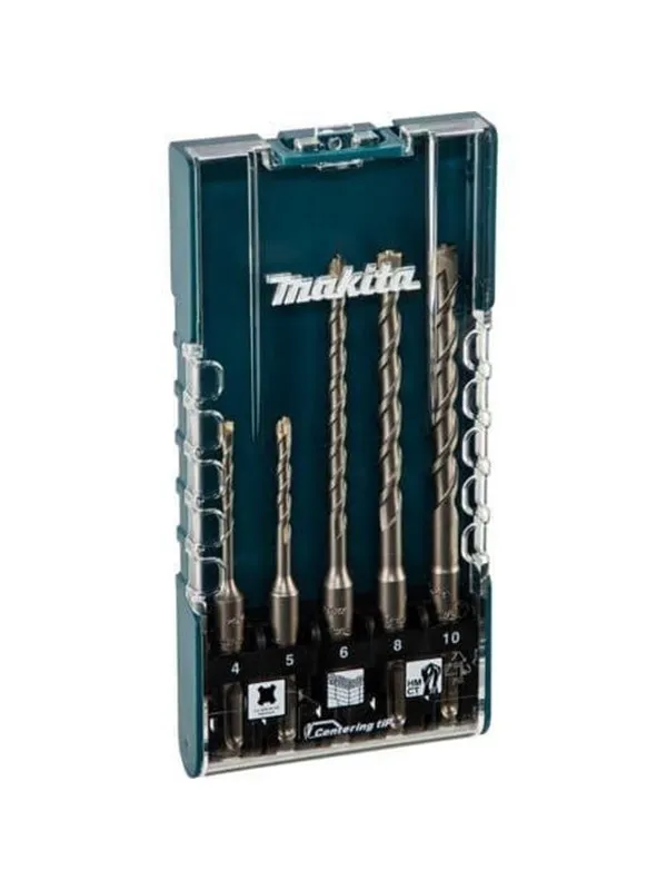 Makita E-15718 Drill Bit Set - For Concrete Bricks - 5 pieces
