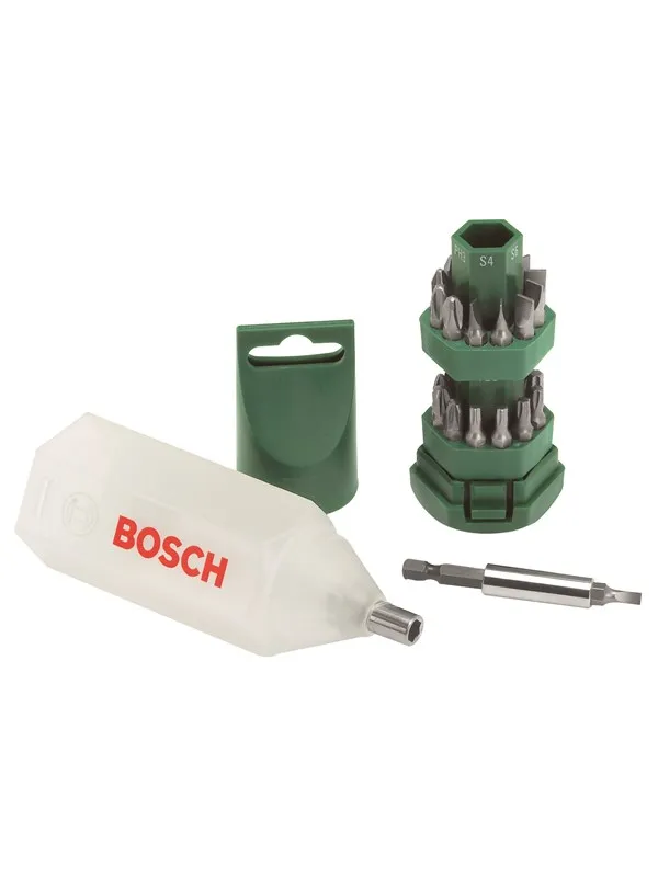 Bosch 25-delers sett med «Big-Bit» skrubits