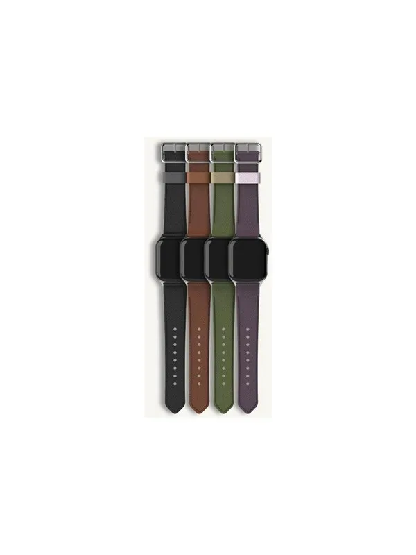 OtterBox Symmetry Cactus Leather Watch Band for Apple Watch 40/41/42mm Rich Adobe - brown