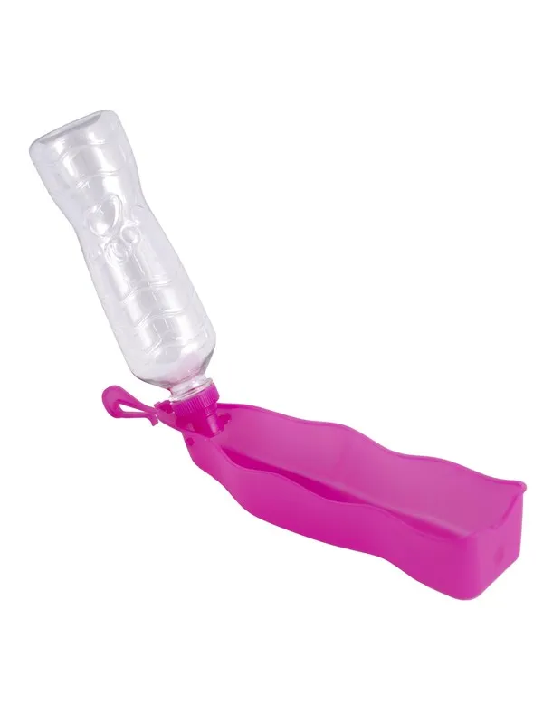 Dogman Mille Vannflaske for Kjæledyr Rosa 500ml