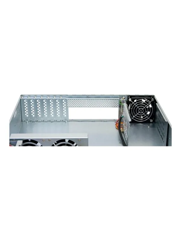 Chieftec UNC-210T-B/1x400W 19" 2U chassi Black U - Kabinett - Server (Rack) - Svart