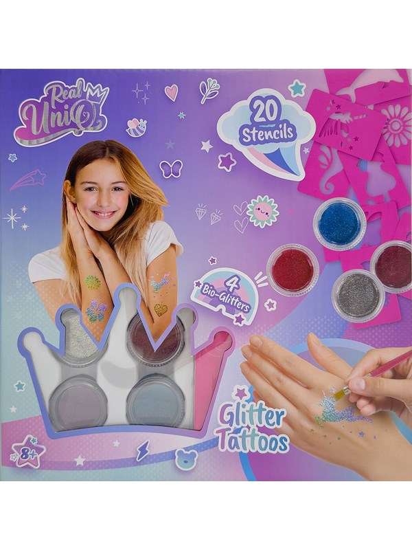 Real UniQ Glitter tattoos