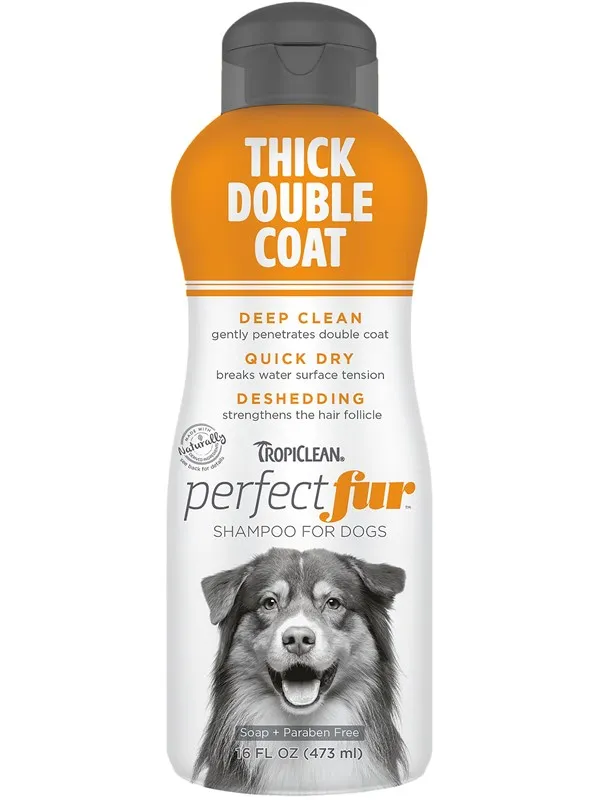 Tropiclean - perfect fur thick double coat shampoo - 473ml (719.1830)