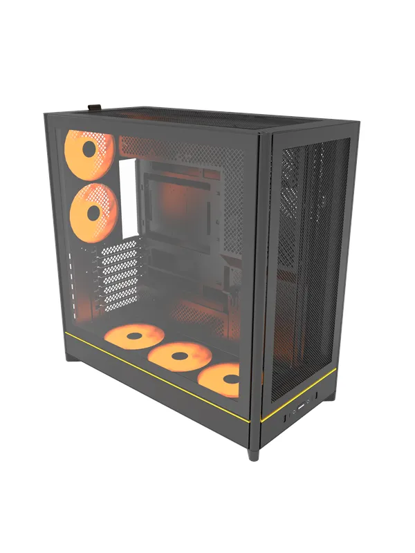 Montech HS01 PRO Mesh - Kabinett - Miditower - Svart