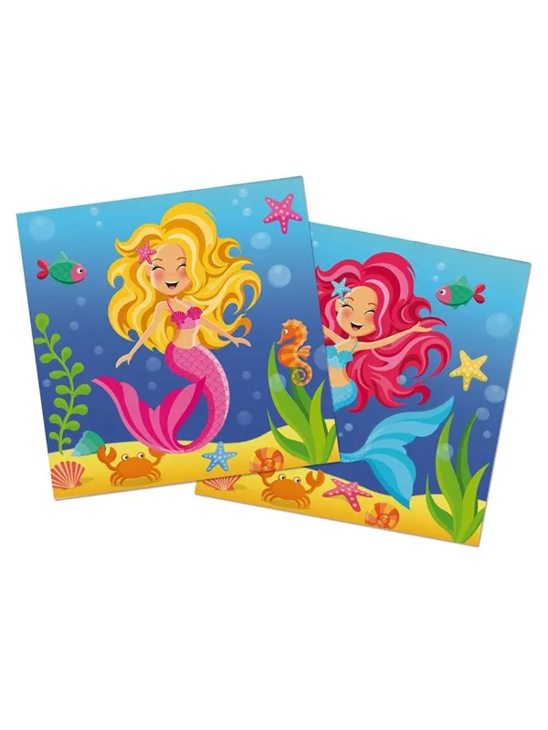 Folat BV - Mermaid Napkins 20 pcs.