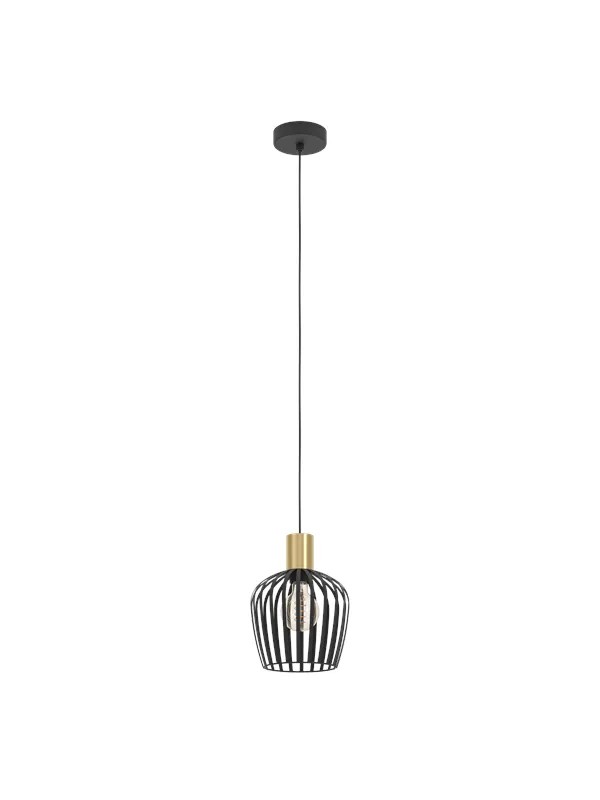 EGLO EMPOLI pendant black/brushed brass