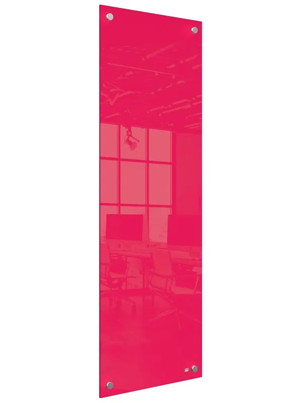Nobo  Glasstavle Panel Home 30x90cm Rød