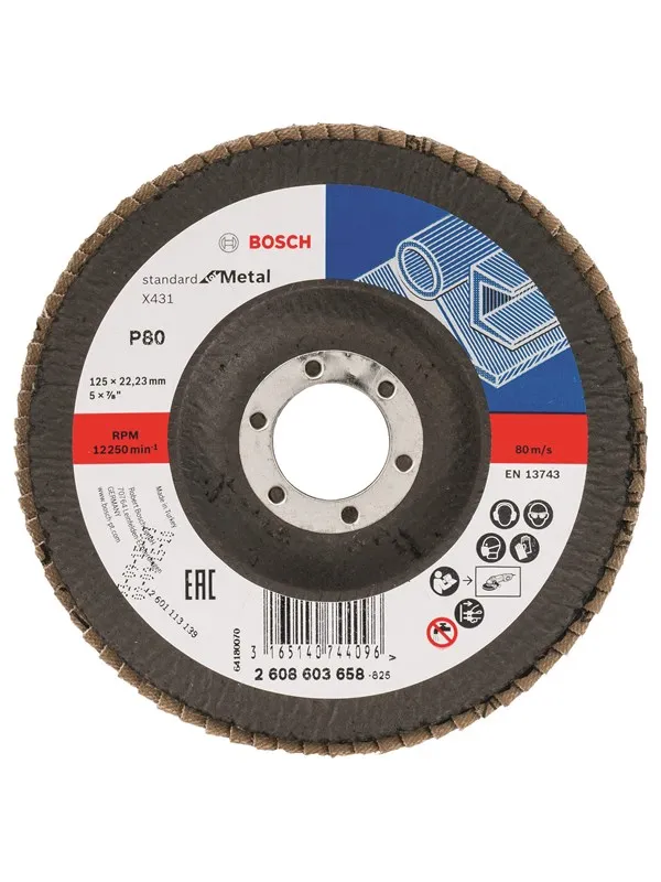 Bosch LAMELSLIBESKIVE 125 SFM K80 SKRÅ