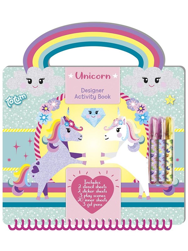 Totum Unicorn - Designer Activity Book