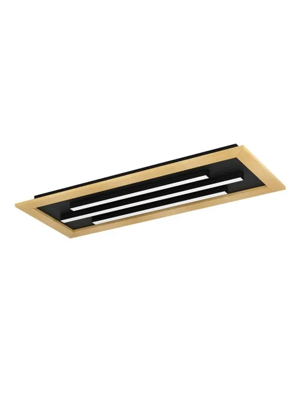 EGLO TIRRENARA Ceiling lamp with remote control 780x305 mm black/brown