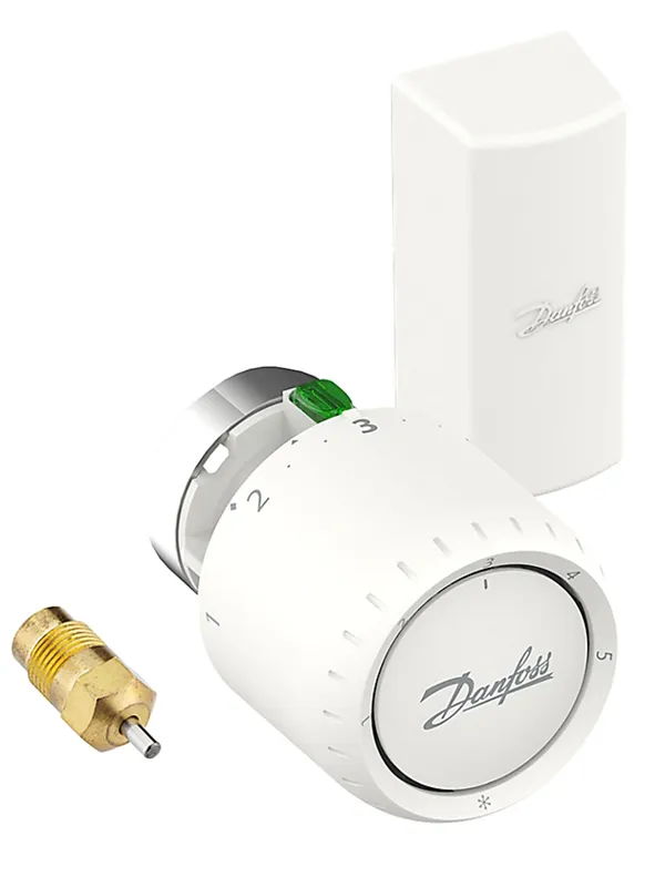 Danfoss Aveo RA/V service thermostat with remote sensor 2 m and service gland