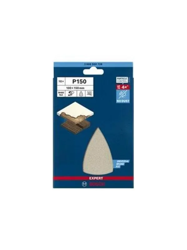 Bosch SLIBEBLAD DELTA 100X150MM NET K150 10STK