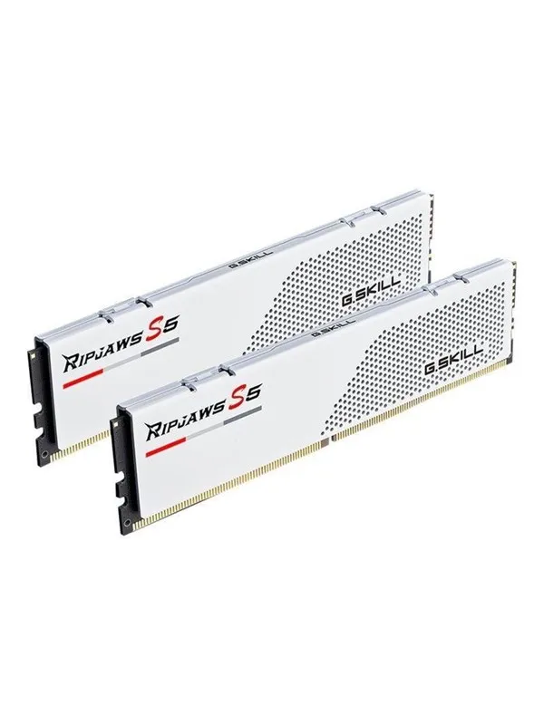 G.Skill Ripjaws S5 DDR5-5200 - 32GB - CL40 - Dual Channel (2 pcs) - AMD EXPO & Intel XMP - Hvit