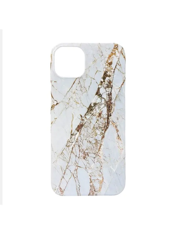 ONSALA Phone Case MagSeries White Rhino Marble - iPhone 15 Plus