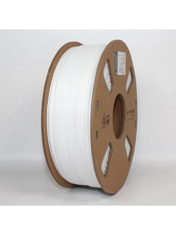 Gembird ABS filament - Hvit - 1.75mm ø - 1 kg