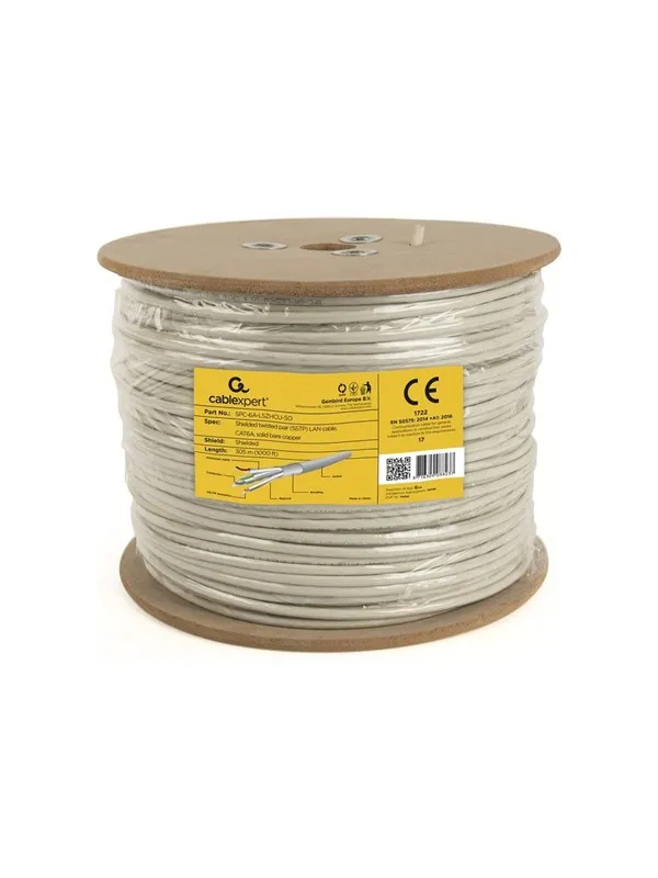 Gembird Cablexpert bulk cable - 305 m - grey - Grå - 305m