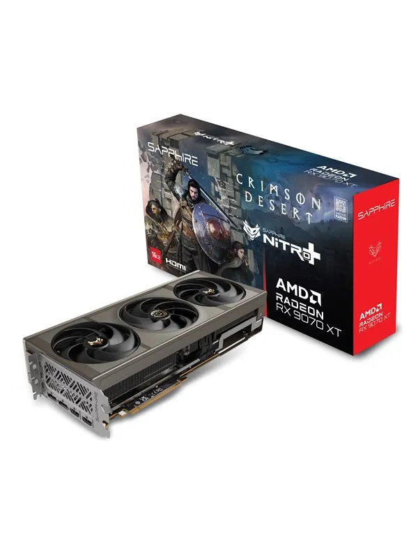 Sapphire Radeon RX 9070 XT Crimson Desert - 16GB GDDR6 RAM - Grafikkort