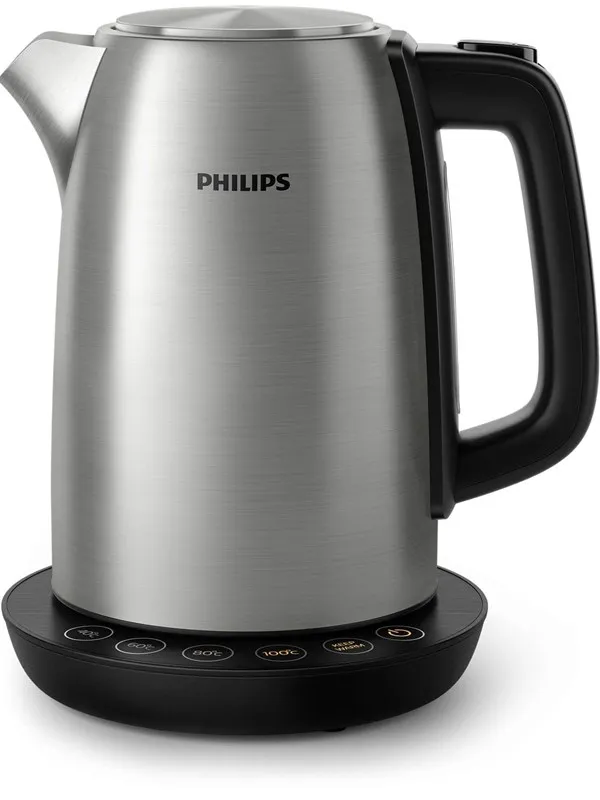 Philips Vannkoker Avance Collection HD9359/90 - Metall/svart børstet metall - 2200 W