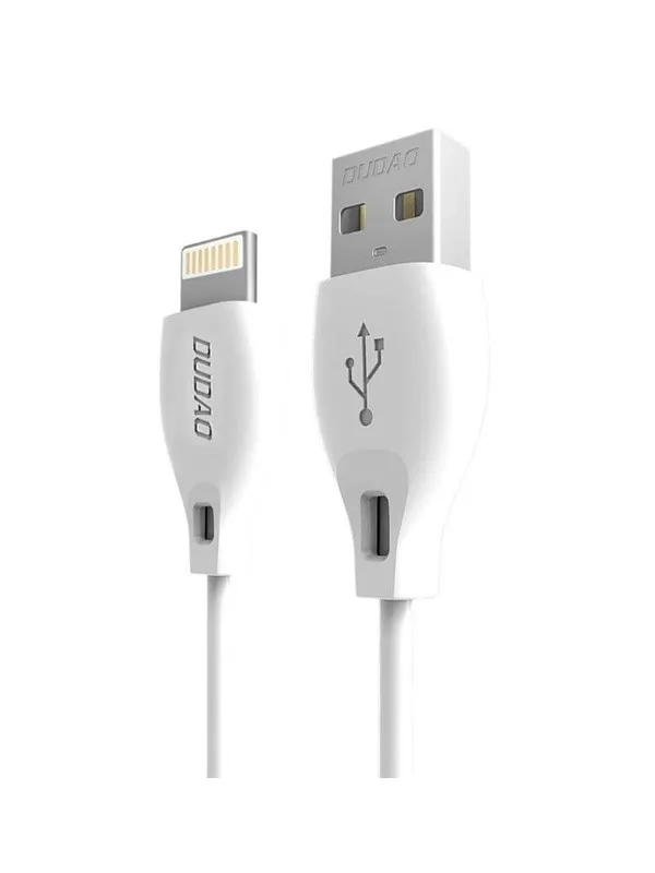 Dudao  USB/Lightning Cable 2.4A 1m White (L4L 1m White)