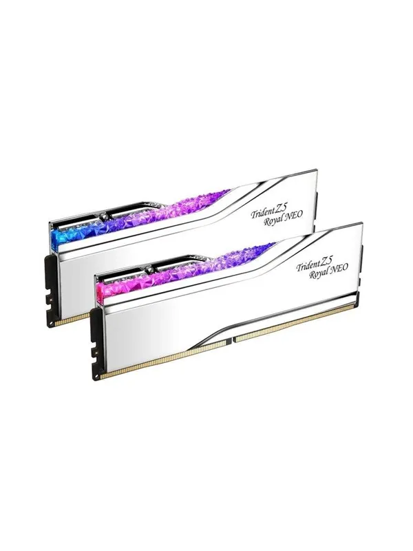G.Skill G.Skill Trident Z5 Royal Neo DDR5-6000 - 64GB - CL26 - Dual Channel (2 pcs) - AMD EXPO - Sølv
