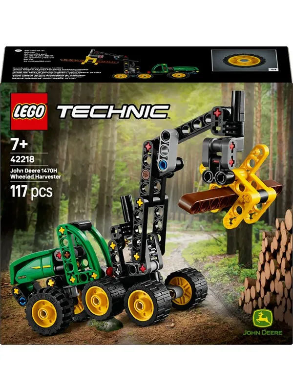 LEGO Technic 42218 John Deere 1470H hjuldrevet hogstmaskin