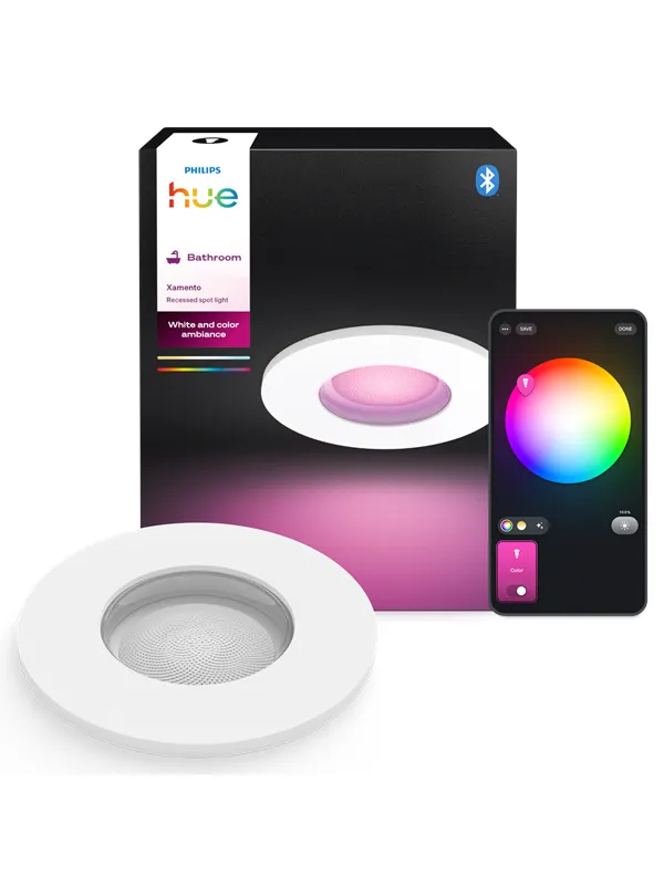 Philips Hue Xamento Bathroom innfelt downlight