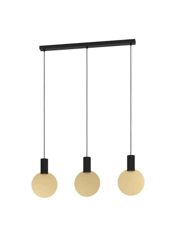 EGLO SARONA ANHENG 3XGU10 SVART/GULL