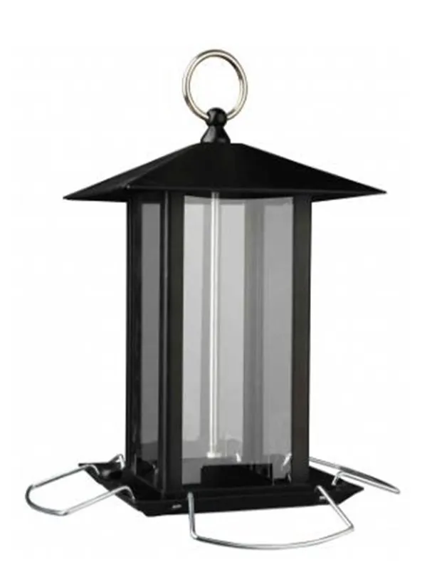 Trixie Food dispenser metal 1000 ml/20 cm black