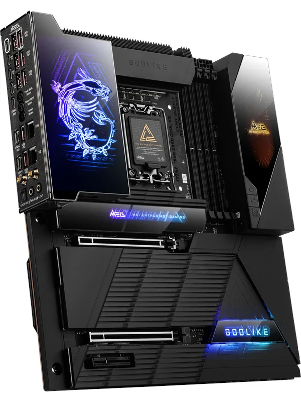MSI MEG Z890 GODLIKE Hovedkort - Intel Z890 - Intel LGA1851 socket - DDR5 RAM - Extended ATX
