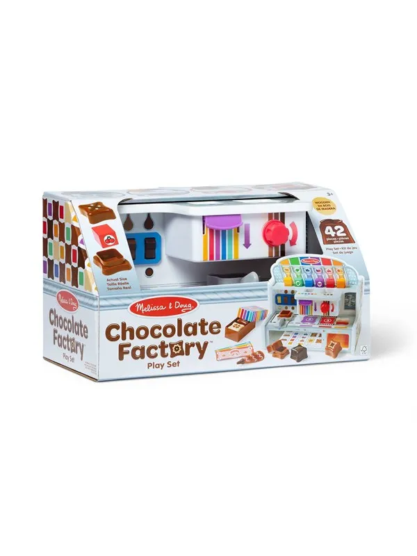 Melissa & Doug Wooden Chocolate Factory Play Set