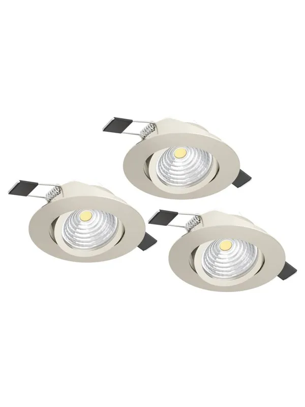 EGLO SALICETO INNEBYGD. SETT KIP Ø88 3X450LM SPJELD. BS