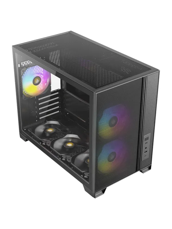 Antec FLUX M - Kabinett - Minitower - Svart