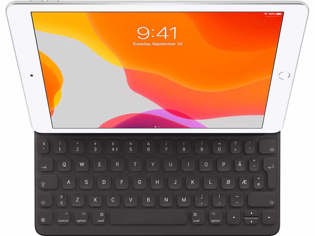 Apple iPad (2021) Smart Keyboard Tastaturdeksel