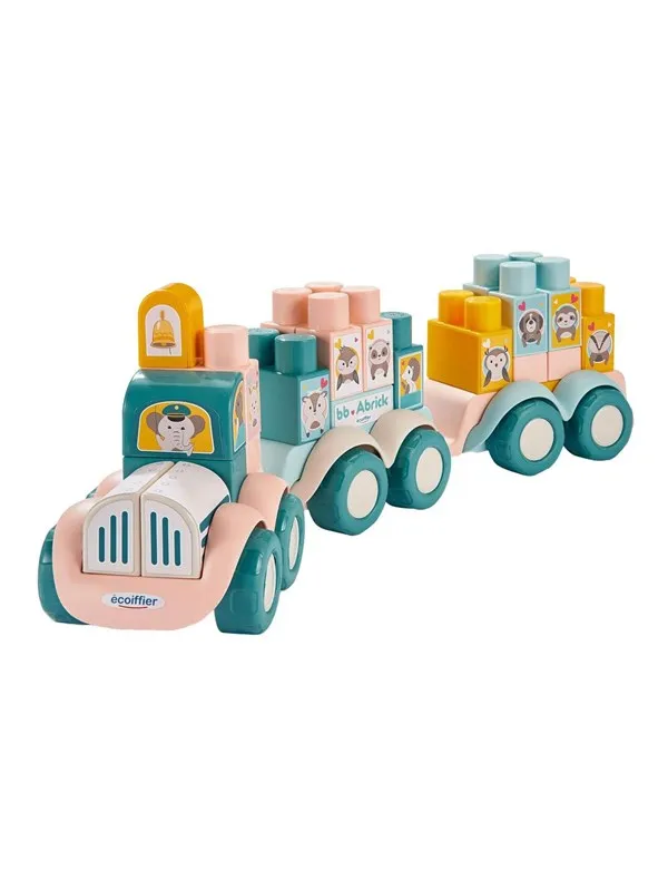 Abrick Animal Train with Building Blocks 51 pcs.