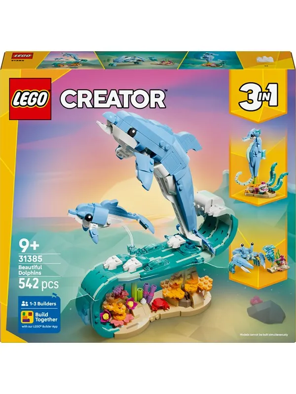 LEGO Creator 31385 Havets dyr: vakre delfiner