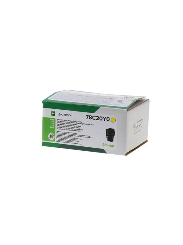 Lexmark 78C20Y0 return-toner cartridge yellow