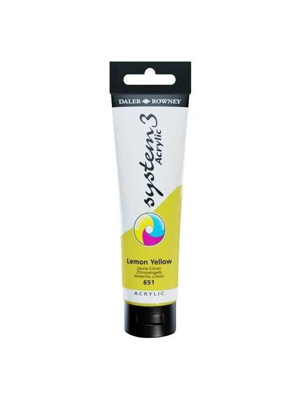 Daler-Rowney System3 150 ml Lemon Yellow