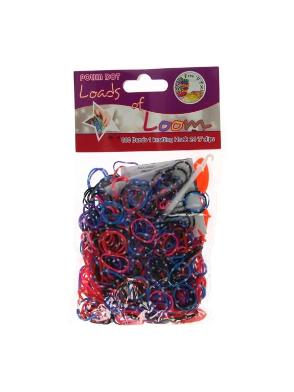 Loom bands Polka Dots Set 600pcs.