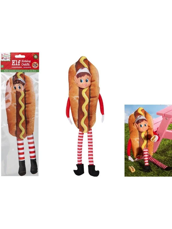 Elves Behavin' Badley Elf Hotdog Outfit