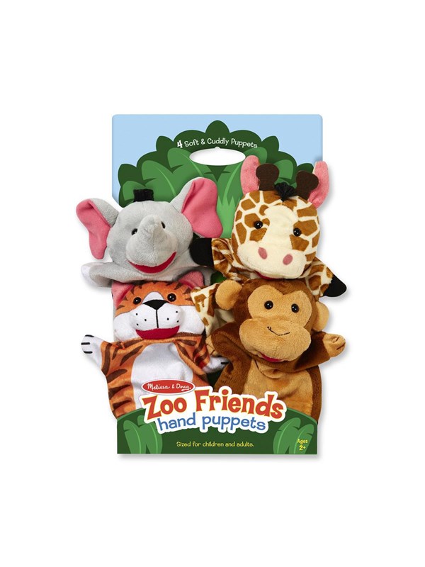 Melissa & Doug Hand Puppets Zoo Friends