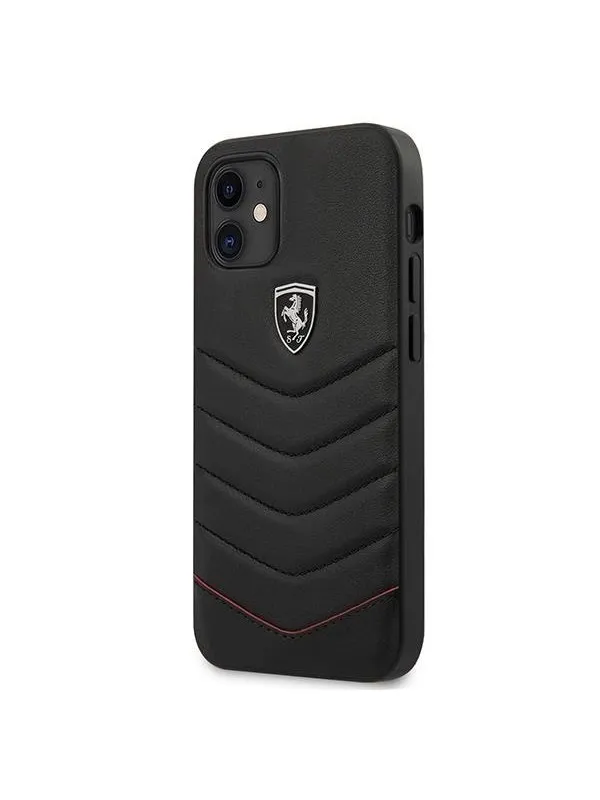 Ferrari Off Track Quilted Case for iPhone 12 mini - Black