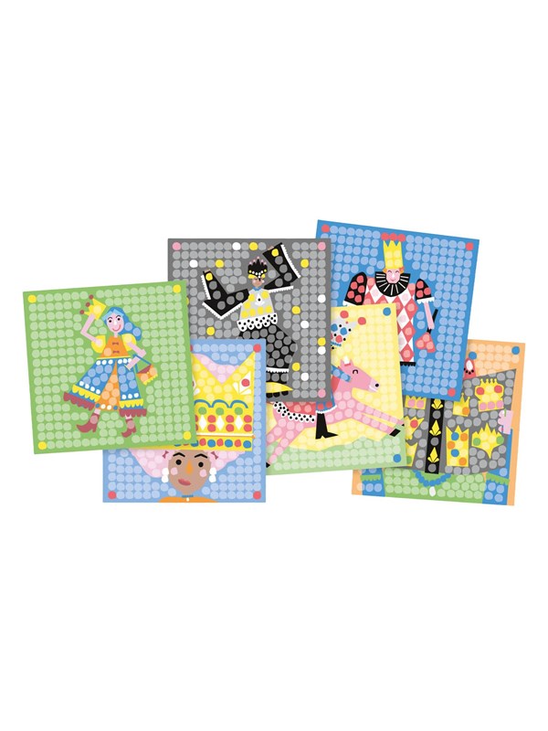 PlayMais Mosaic Cards Decorate Princess