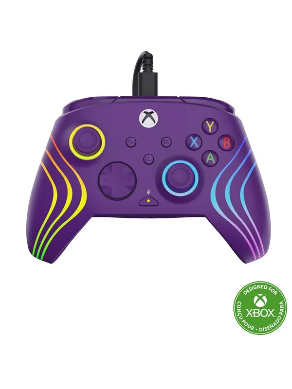 Turtle Beach Afterglow Wave - Purple - Wired Controller - Microsoft Xbox Series S
